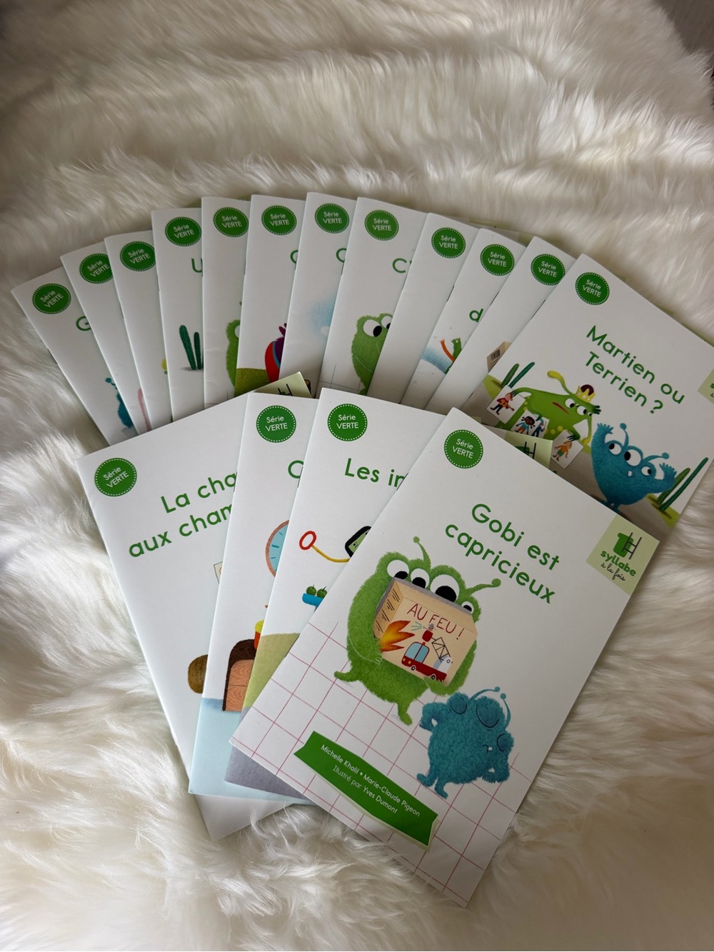 Editions MD Une Syllabe a la Fois French Learning Book Set Serie  Vert